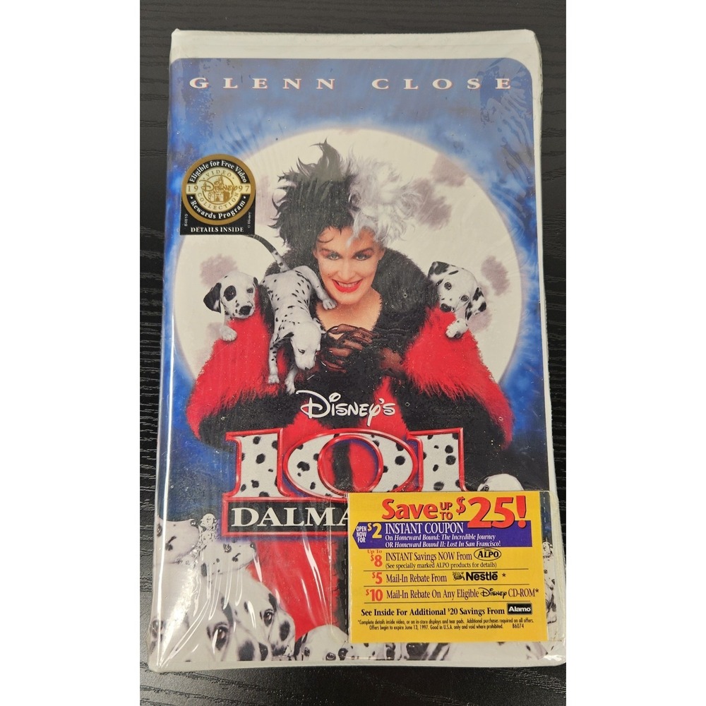 101 Dalmatians (VHS, 1997, Clam Shell)
